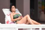 Demi Rose Mawby Bikini Pool Spain
