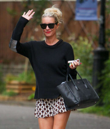 Denise Van Outen Out About London