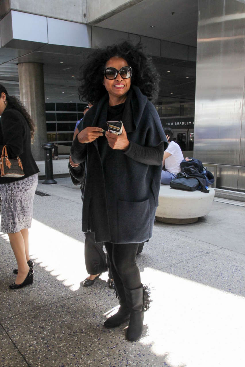 Diana Ross Lax Airport Los Angeles