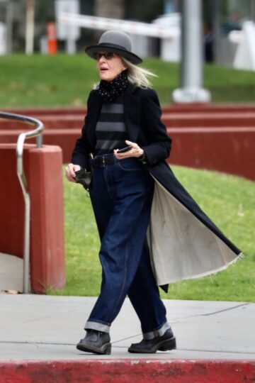 Diane Keaton Out West Hollywood