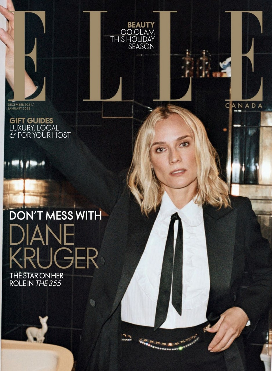 Diane Kruger Elle Magazine Canada December