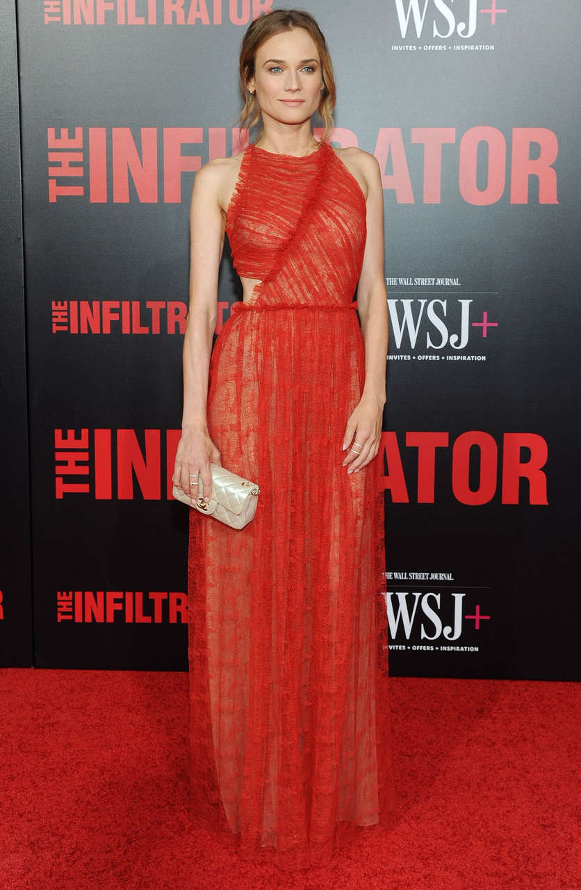 Diane Kruger Infiltrator Premiere New York