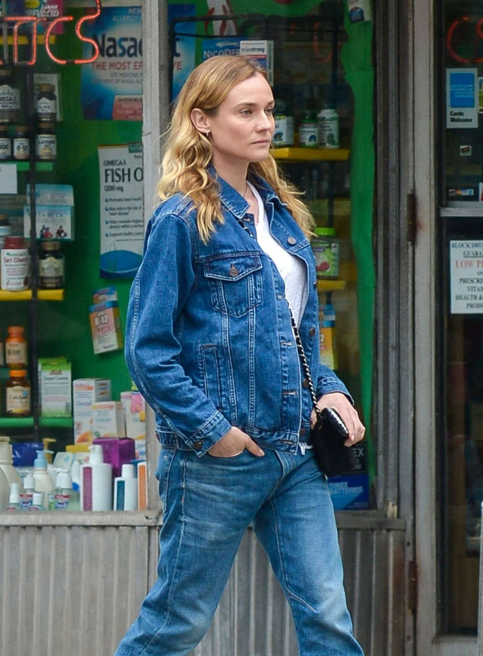 Diane Kruger Jeans Out New York