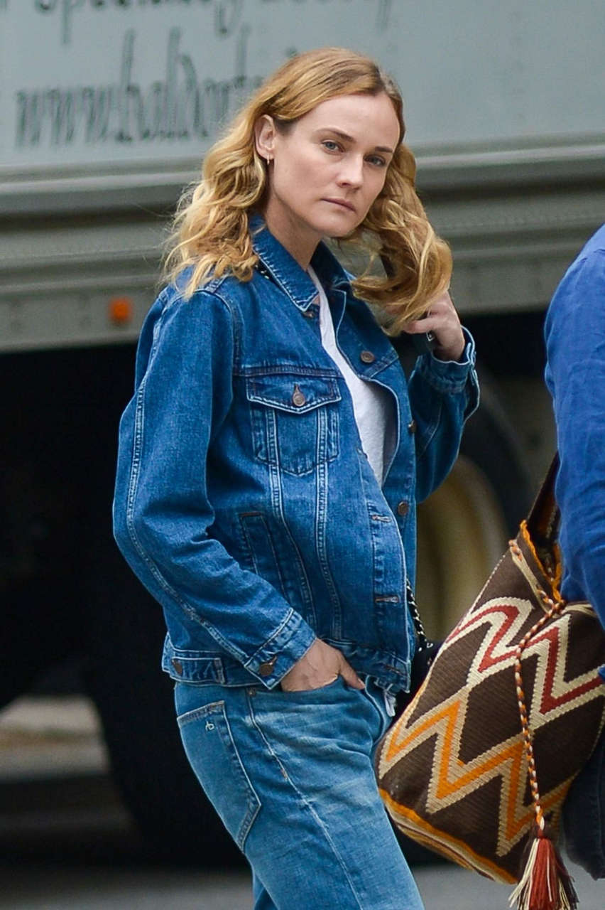Diane Kruger Jeans Out New York