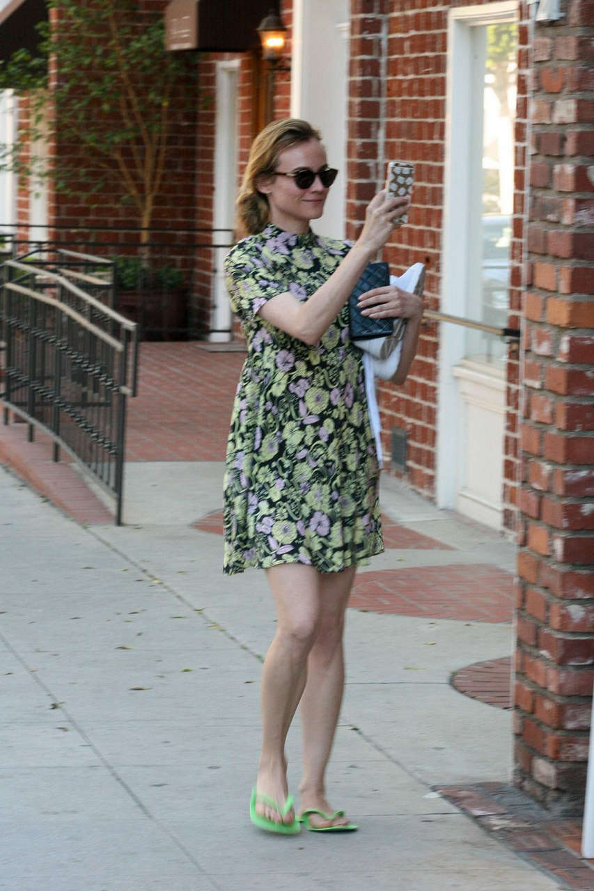Diane Kruger Out About Beverly Hills