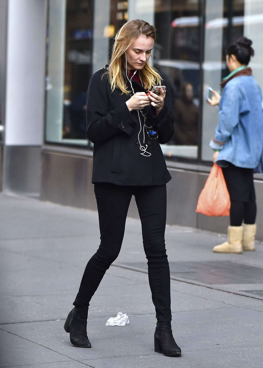 Diane Kruger Out About New York