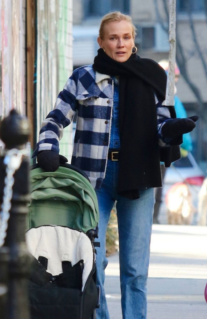 Diane Kruger Out And About New York