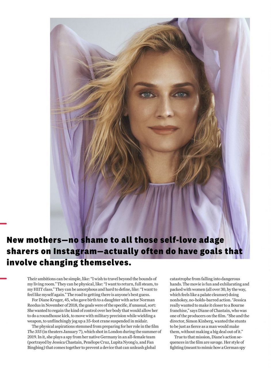 Diane Kruger Women S Health Magazine January