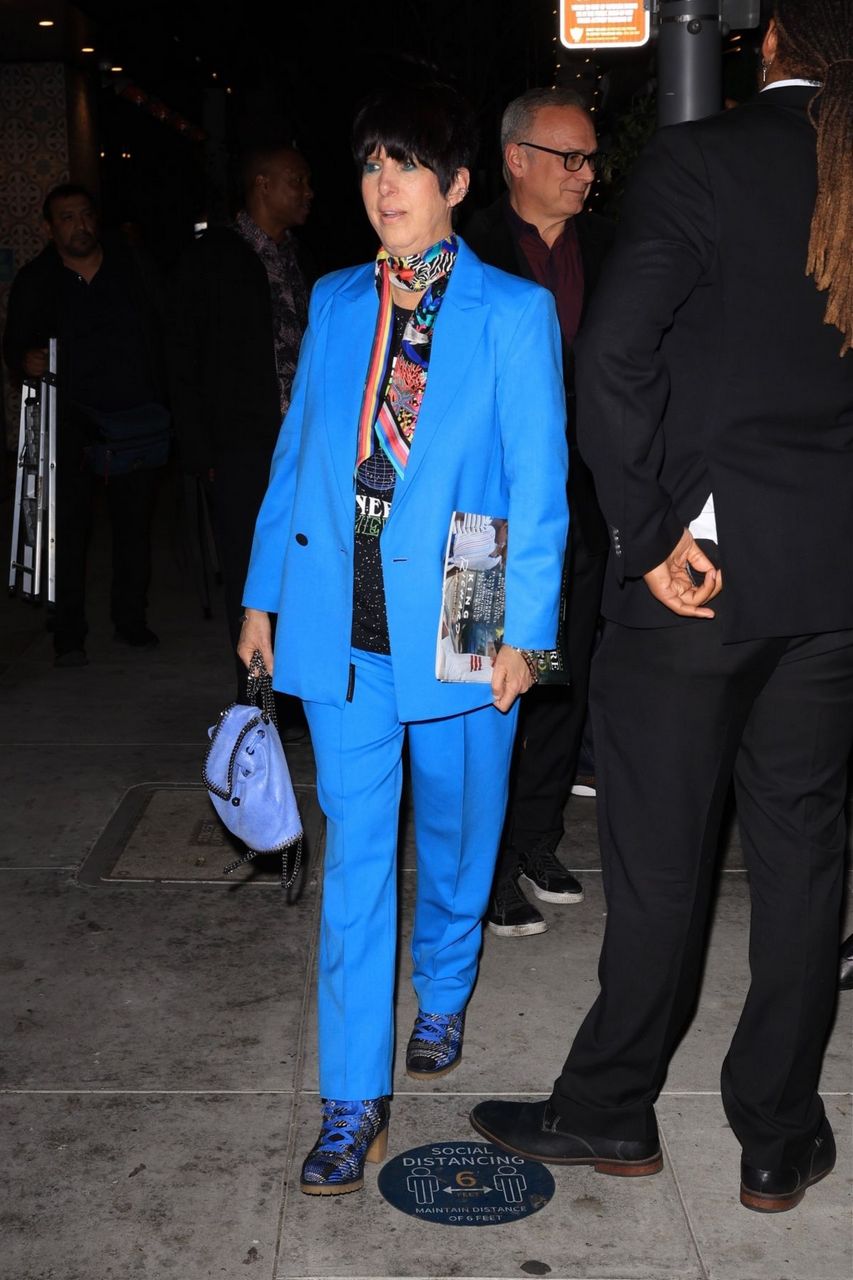 Diane Warren Arrives Hollywood Reporter S 2022 Academy Award Dinner Beverly Hills