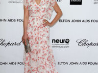 Dianna Agron Elton John Aids Foundation Academy Awards Viewing Party Beverly Hills