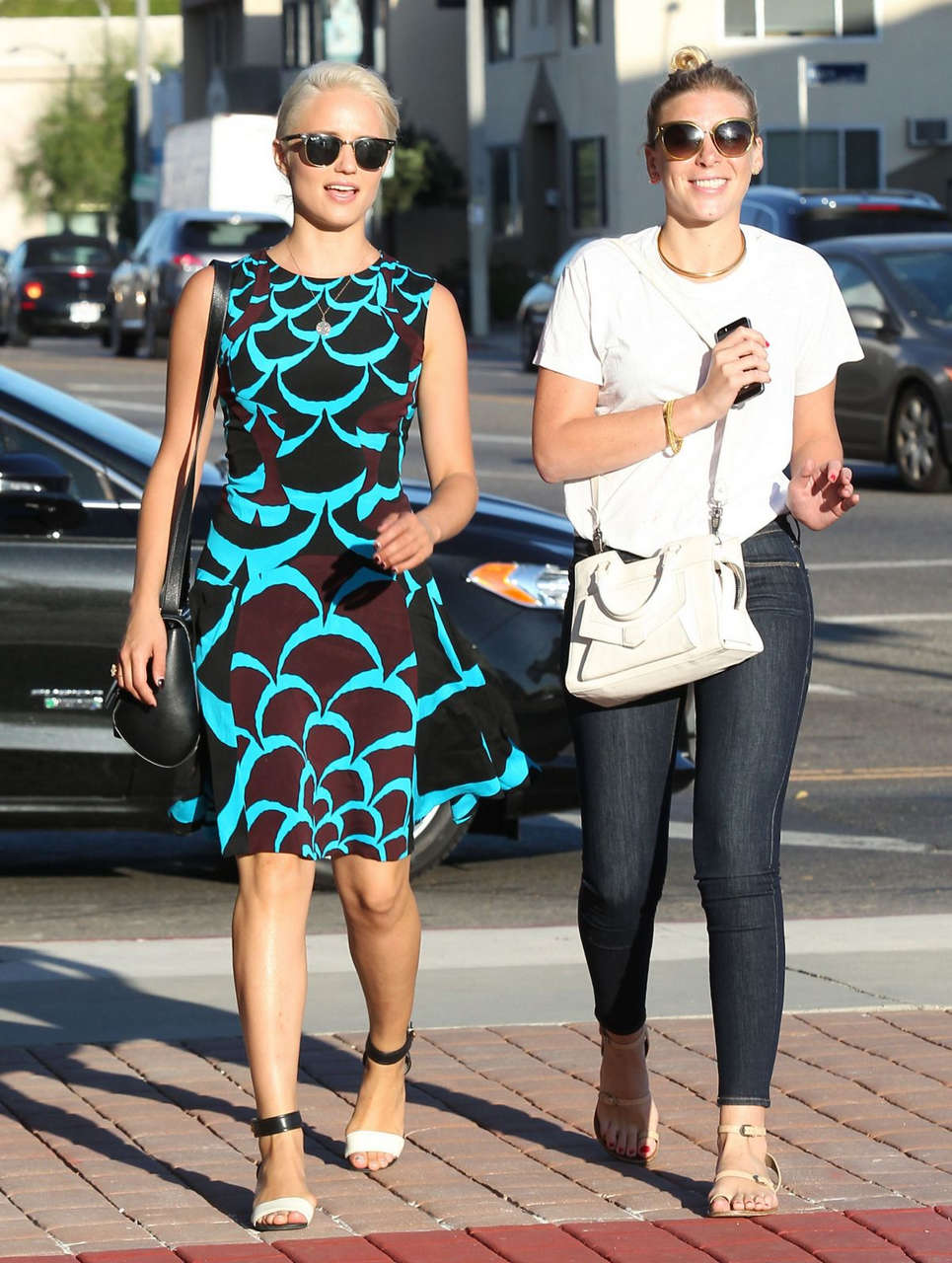 Dianna Agron Out About West Hollywood