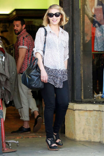 Dianna Agron Out For Shopping Los Angeles