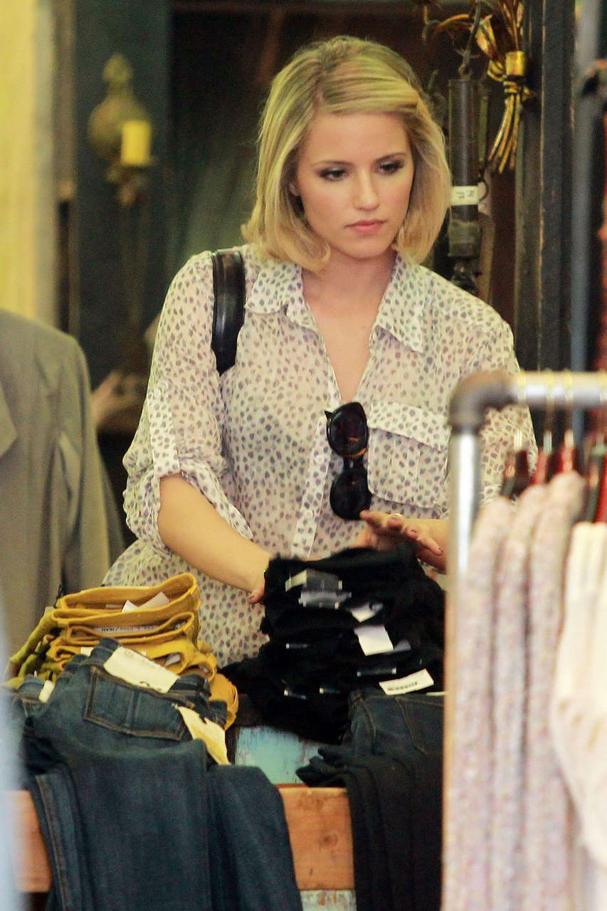 Dianna Agron Out For Shopping Los Angeles