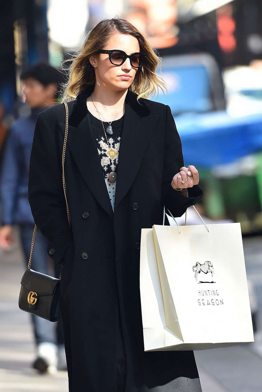 Dianna Agron Out Shopping New York