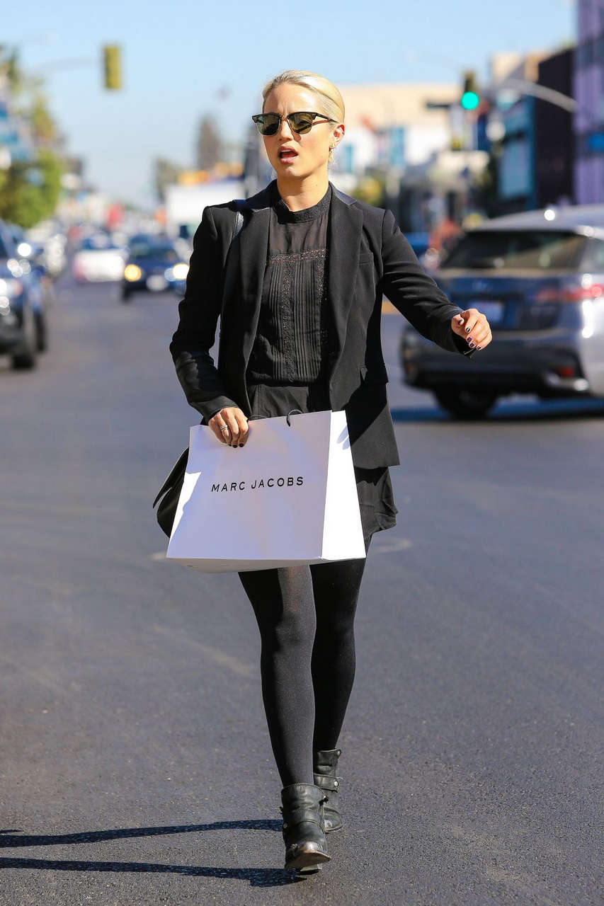 Dianna Agron Shopping Marc Jacobs Beverly Hills