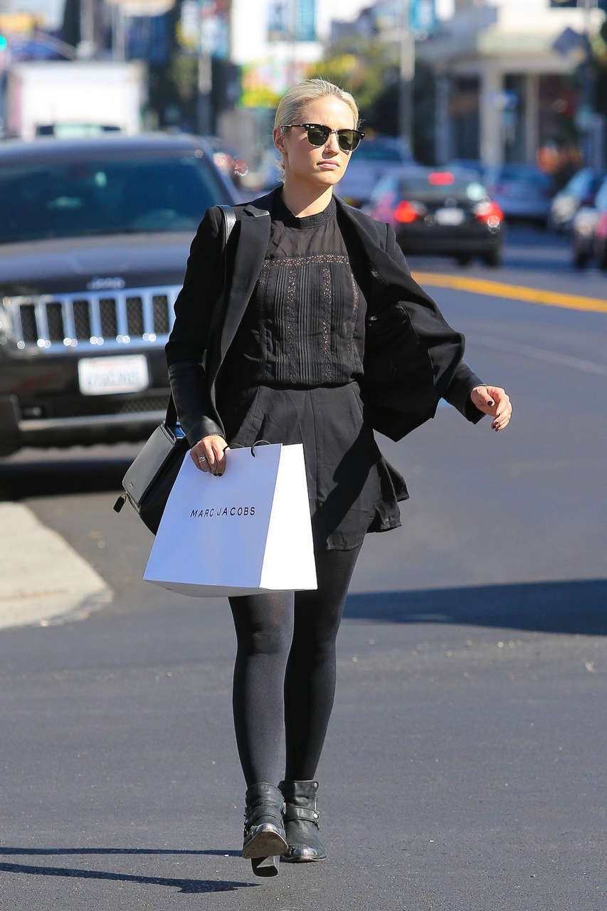 Dianna Agron Shopping Marc Jacobs Beverly Hills