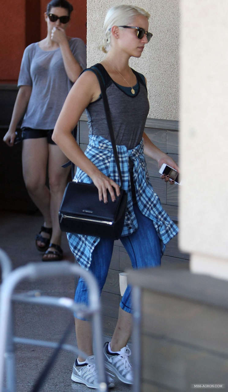 Dianna Agron Shopping Supermarket Los Angeles