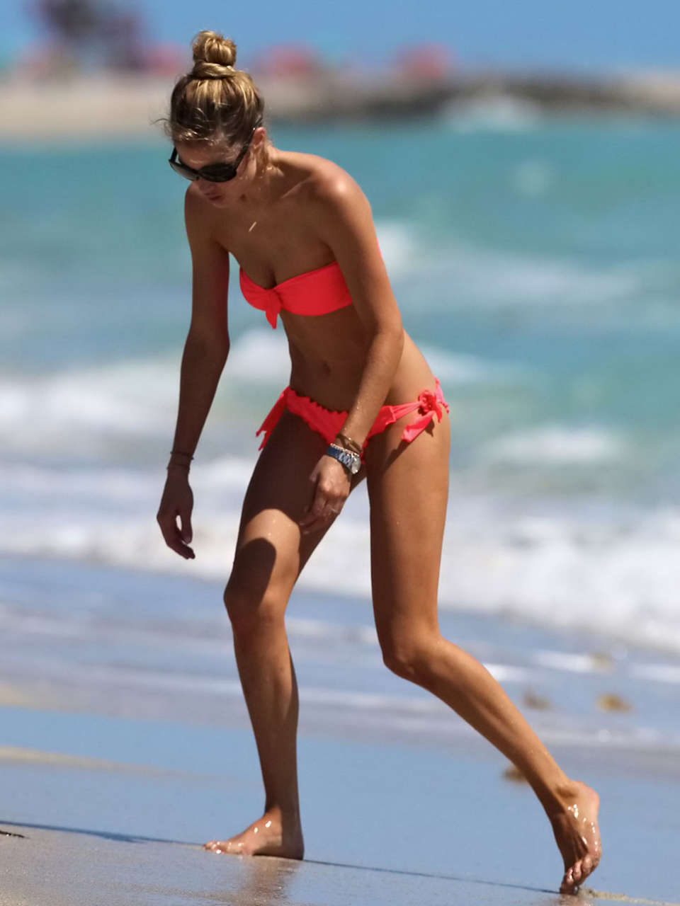 Doutzen Kroes Bikini On Beach Miami