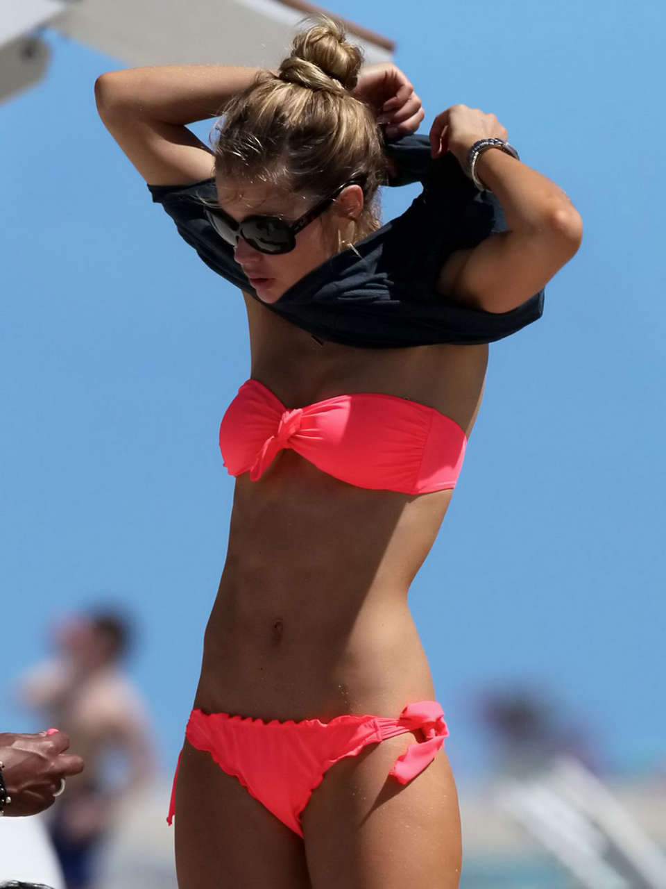 Doutzen Kroes Bikini On Beach Miami