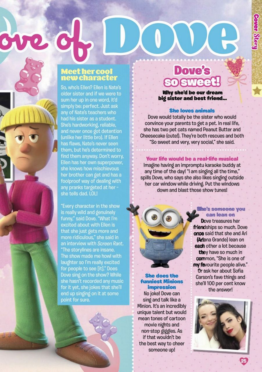 Dove Cameron Total Girl Magazine April