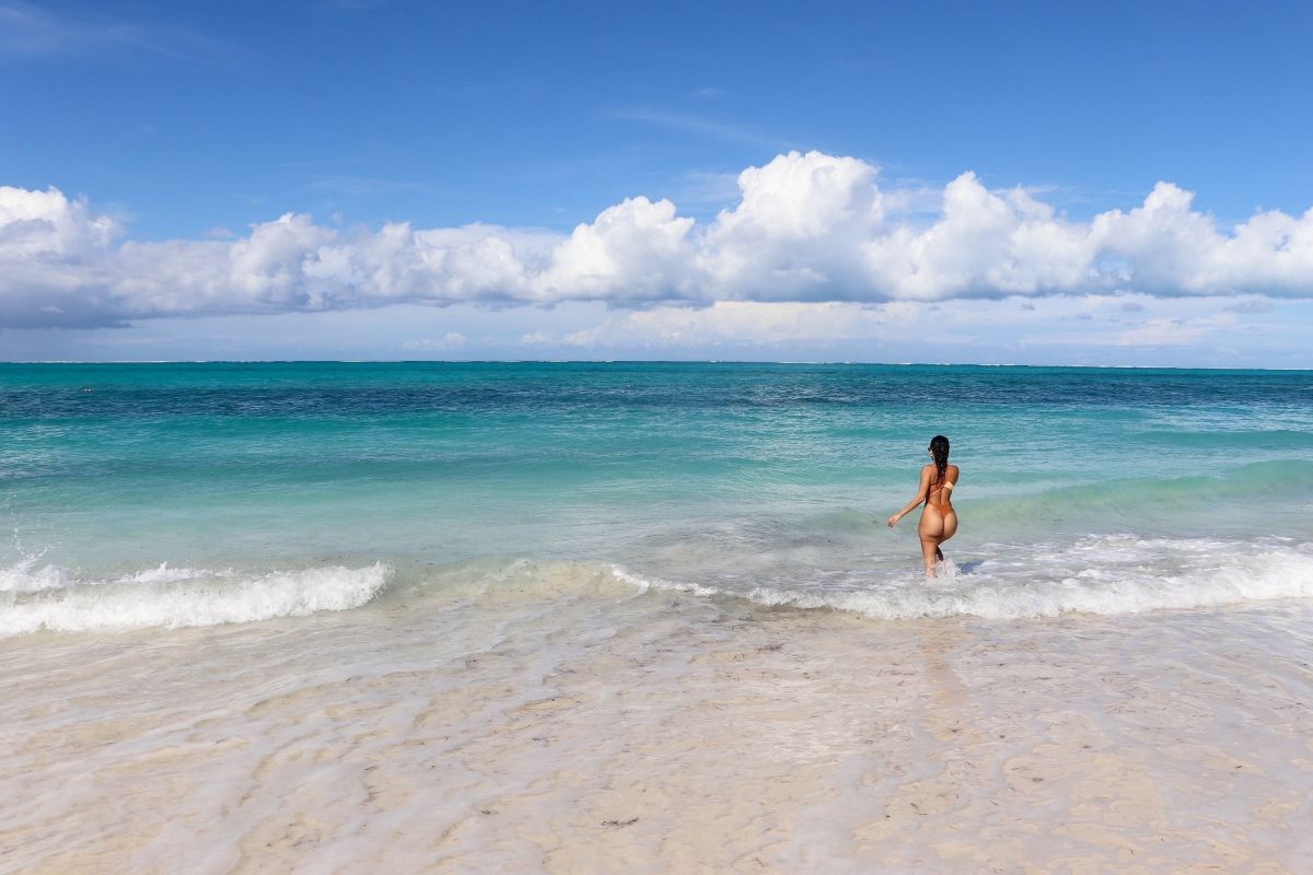 Draya Michele Bikini Beach Turks Caicos