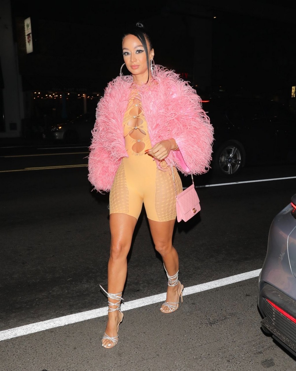 Draya Michele Out For Dinner Nice Guy West Hollywood