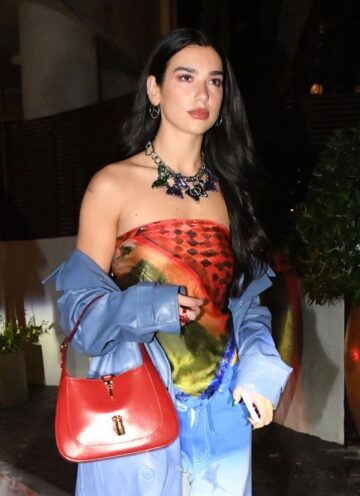 Dua Lipa Out For Dinner Miami