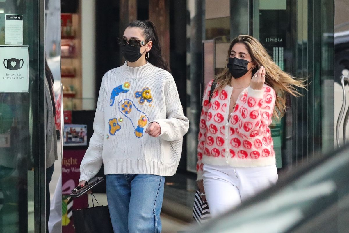 Dua Lipa Out Shopping For Some Cosmetics Beverly Hills