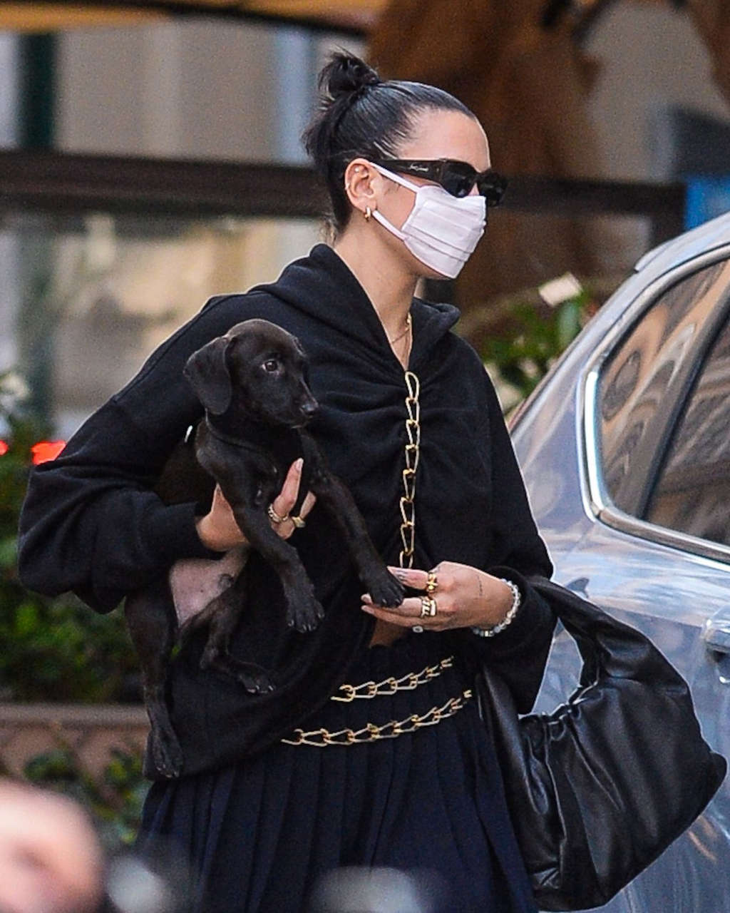 Dua Lipa Out With Her Dog New York