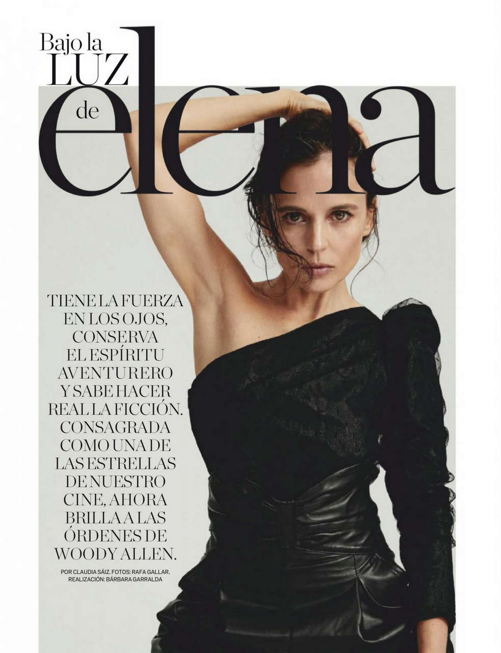 Elena Anaya Elle Magazine Spain October