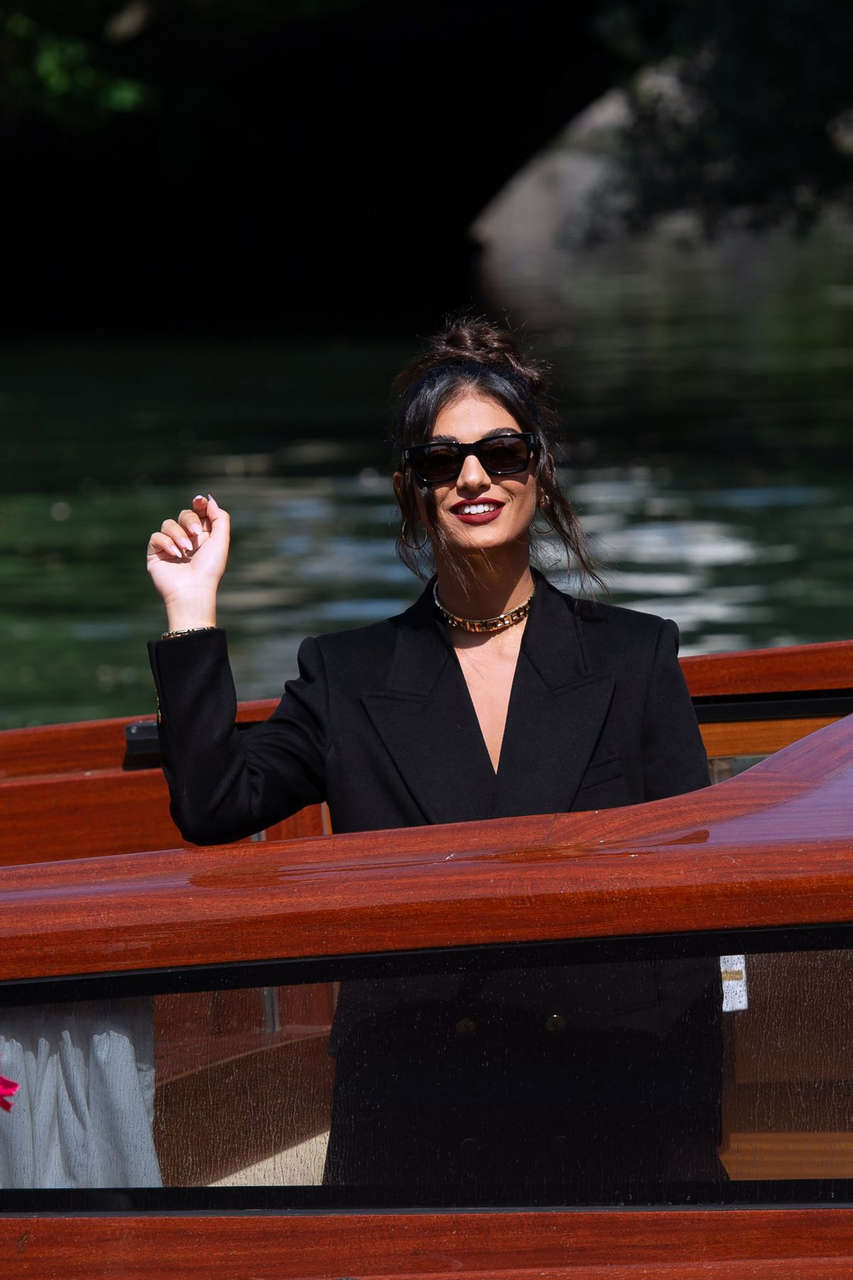 Elisa Maino Arrives Hotel Excelsior Venice