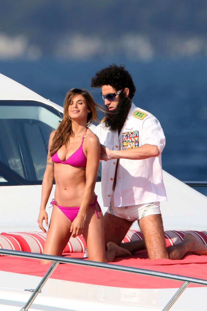 Elisabetta Canalis Bikini Candids Yacht Cannes Film Festival