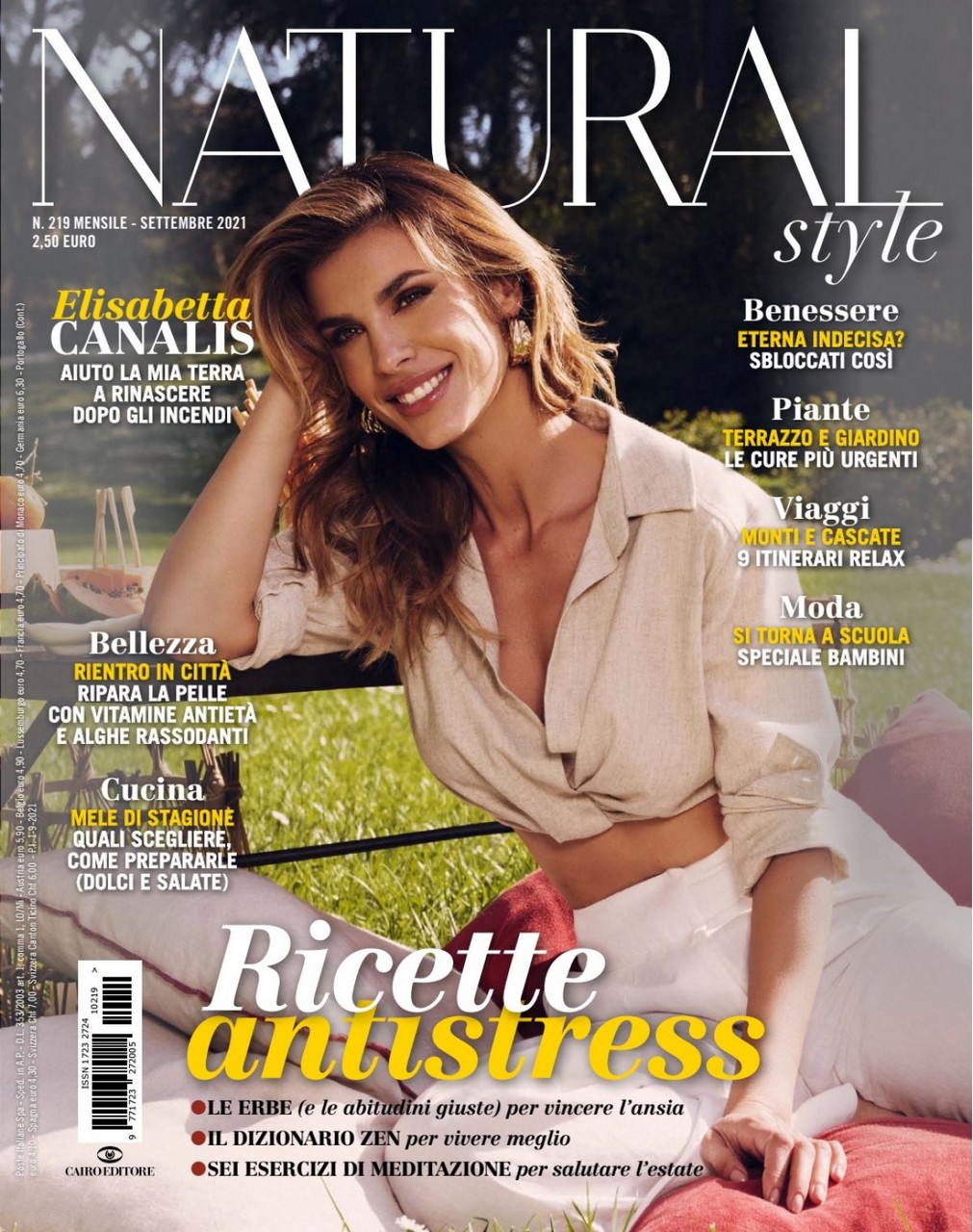 Elisabetta Canalis For Natural Style Magazine Italy September