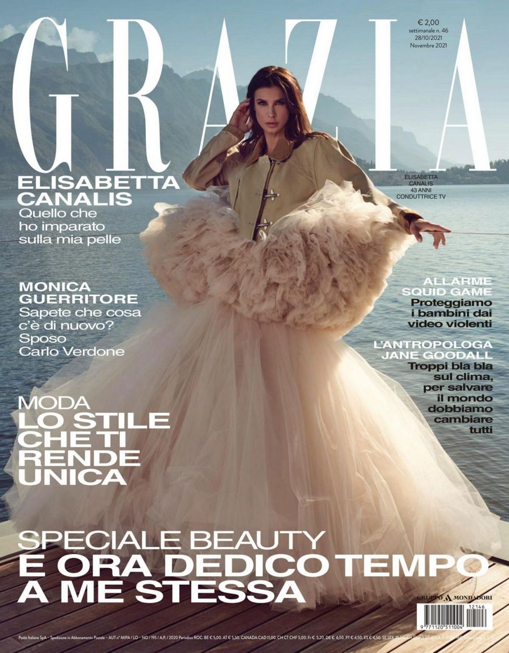 Elisabetta Canalis Grazia Magazine Italy October