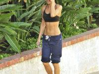 Elisabetta Canalis Jogging Los Angeles