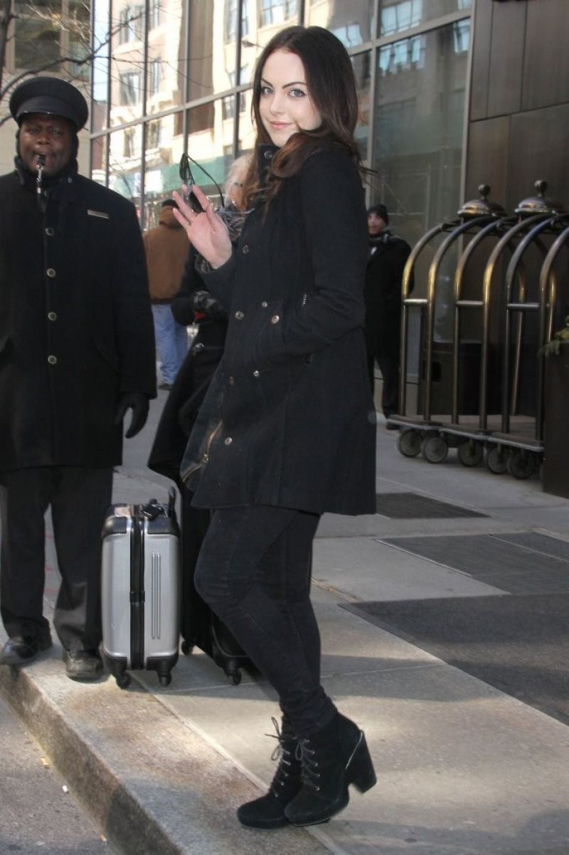 Elizabeth Gillies Out About New York