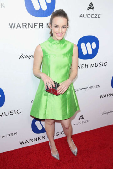 Elizabeth Henstridge Warner Music Groups Annual Grammy Celebration Los Angeles