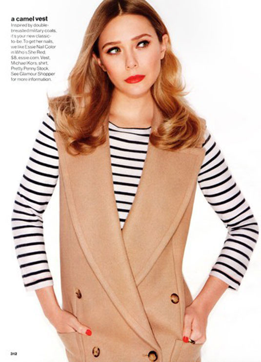 Elizabeth Olsen Glamour Magazine September 2012 Issue