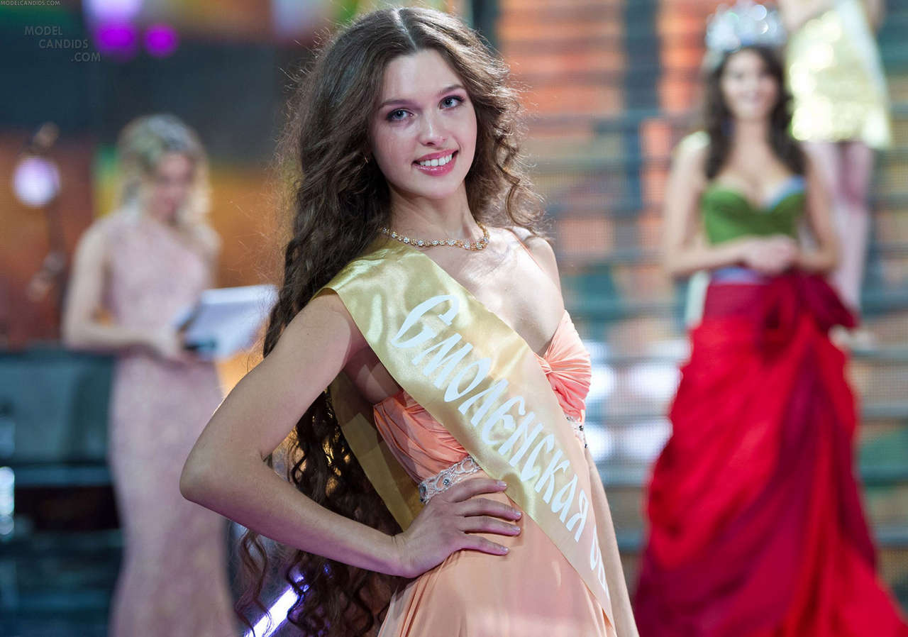 Elizaveta Golovanova Miss Russia Pageant Moscow