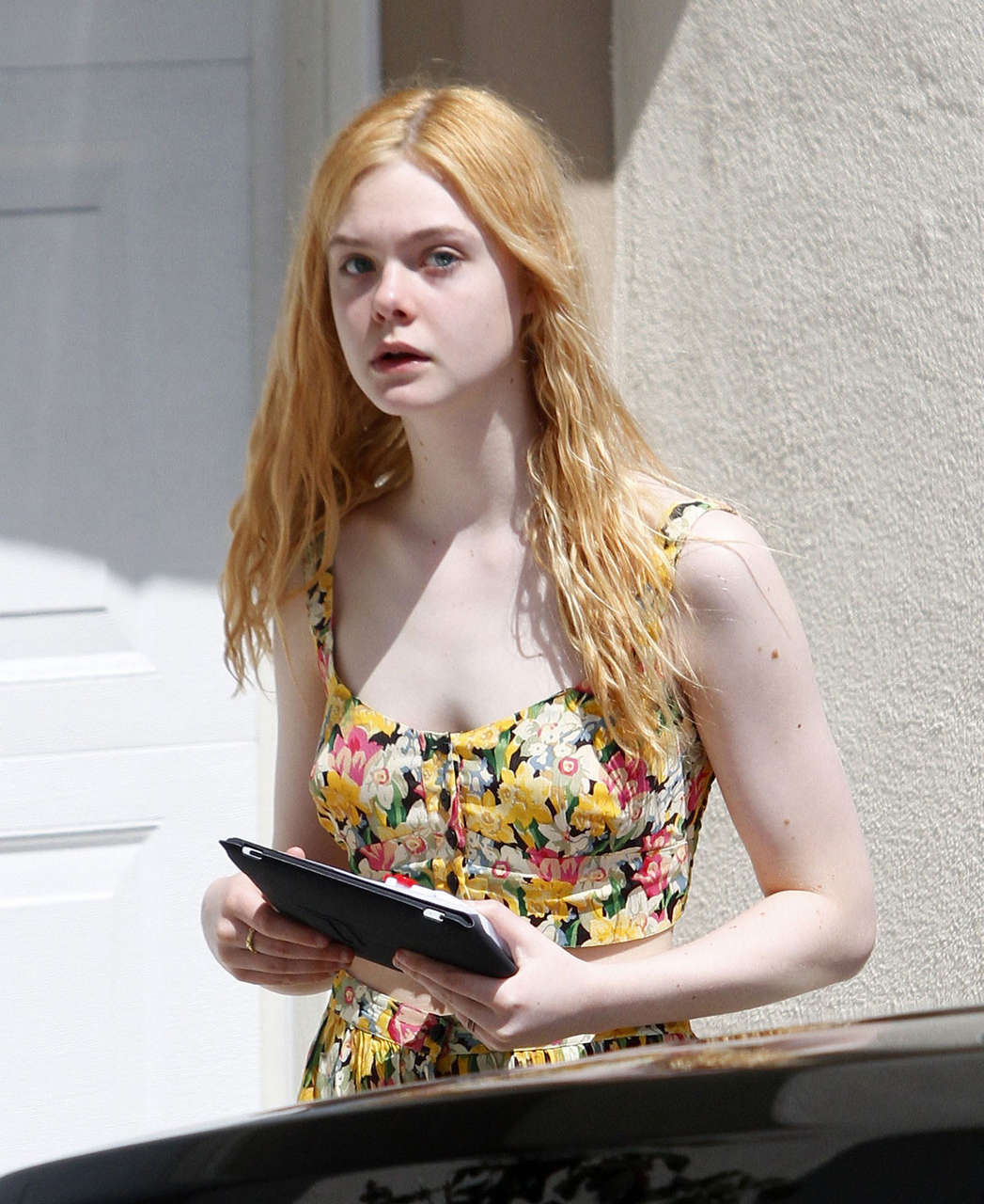 Elle Fanning Heading To Music Lessons Los Angeles
