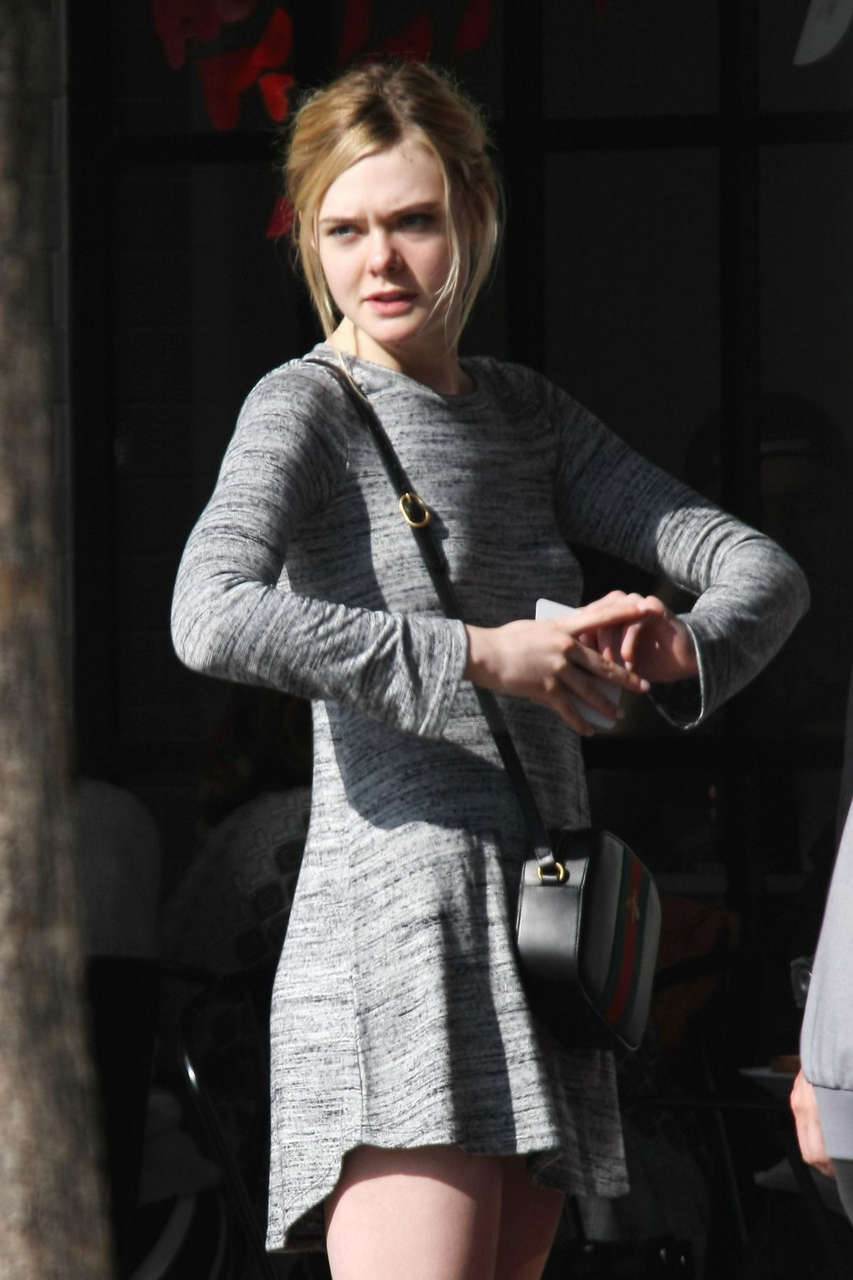 Elle Fanning Out About Beverly Hills