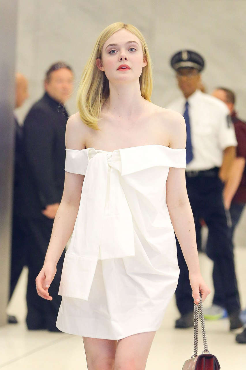Elle Fanning Out New York