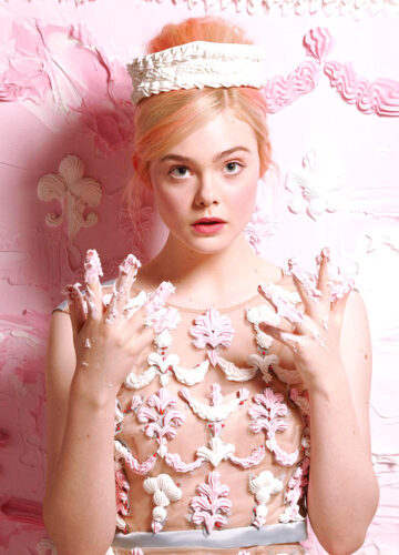 Elle Fanning Photographed By Will Cotton