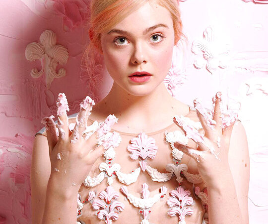 Elle Fanning Photographed By Will Cotton (3 photos)