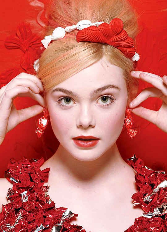 Elle Fanning Photographed By Will Cotton