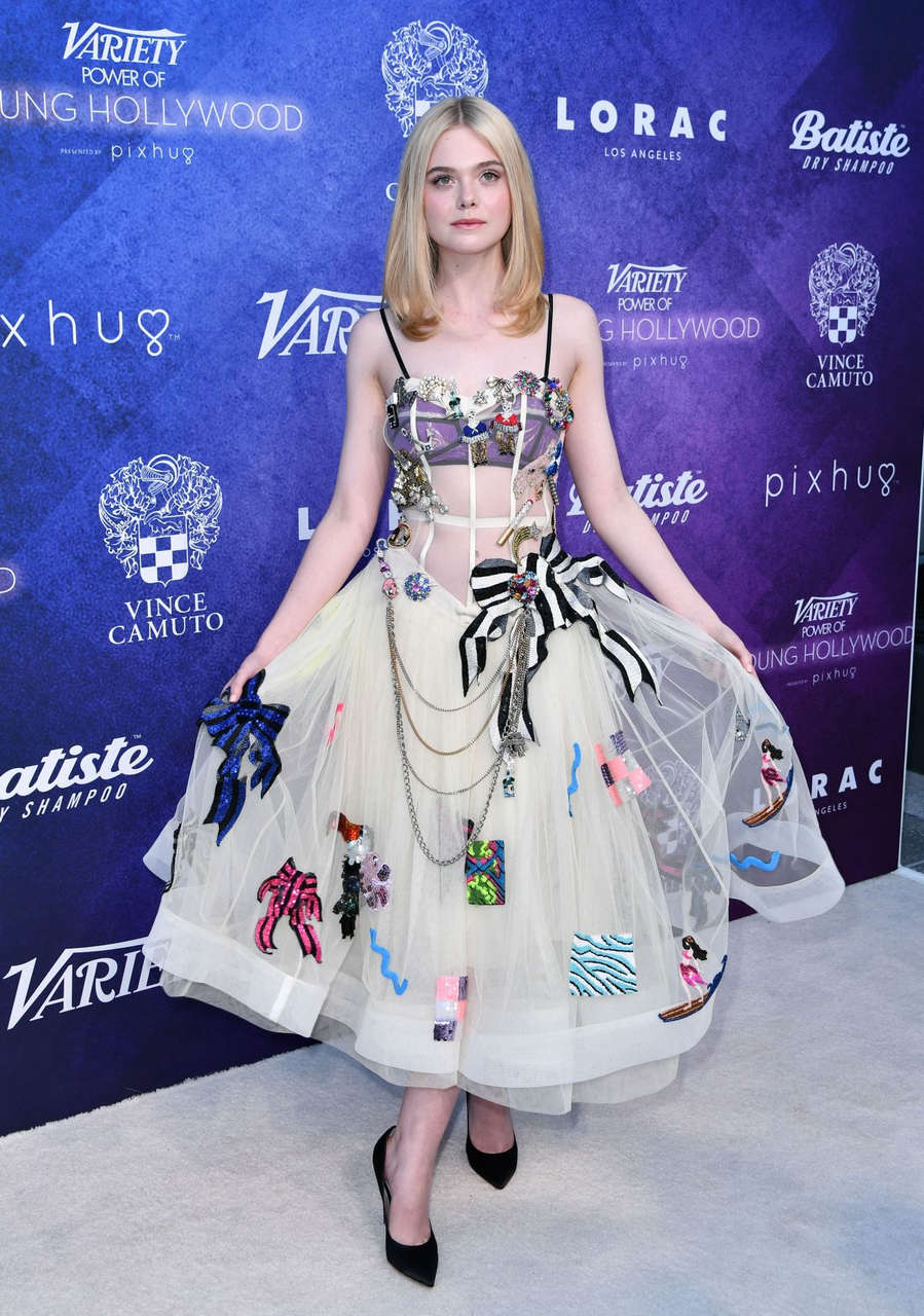 Elle Fanning Power Of Young Hollywood Party Los Angeles