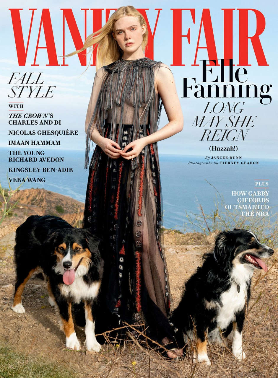 Elle Fanning Vanity Fair Magazine October