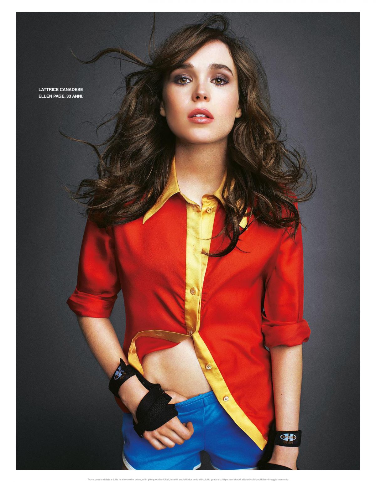 Ellen Page Grazia Magazine Itay July