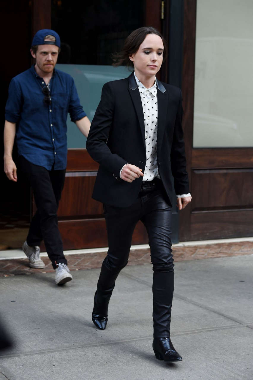 Ellen Page Leaves Her Hotel New York