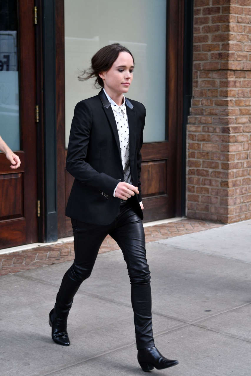 Ellen Page Leaves Her Hotel New York